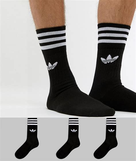 adidas originals solid crew socks.